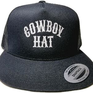 Cowboy Hat Flat Bill Snapback Adjustable Direct Embroidered…